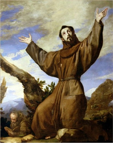 St. Francis of Assisi by Jose de Ribera (circa 1182-1220), Public Domain